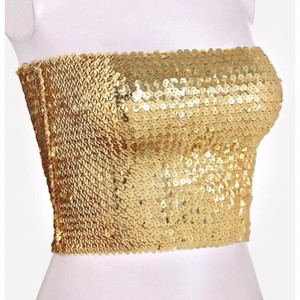 gold rave top