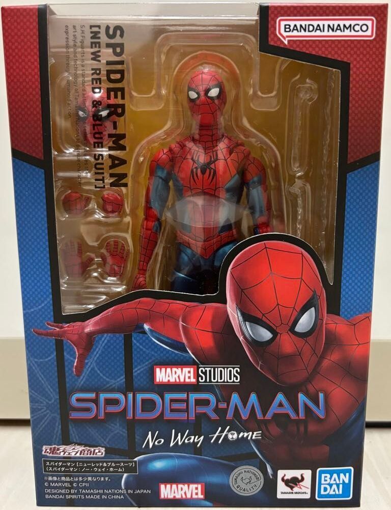 BANDAI - SHFiguarts製 Spider-man S.H.Figuarts Spider-Man: No Way Home Red & Blue Suit Figure