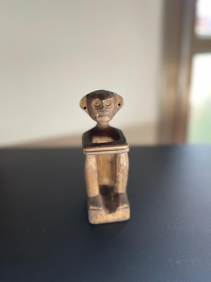 Antique wood IFUGAO Tribe BULUL Anito Ritual Figure Luzon