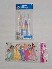 Disney Castle Tinkerbell Princesses Scrapbooking LOT Stickers EK Success NEW