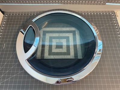 #ad GE Dryer Door Assembly P# WE10M122 $60.00