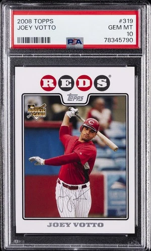 2008 TOPPS #319 JOEY VOTTO ROOKIE RC PSA 10