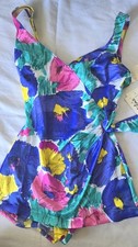 Vintage 80s One Piece Catalina Swim Suit Size 18