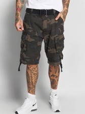 Brandit Men's Savage Vintage Shorts Cotton Pockets Cargo Dark Camo 6XL BNWT