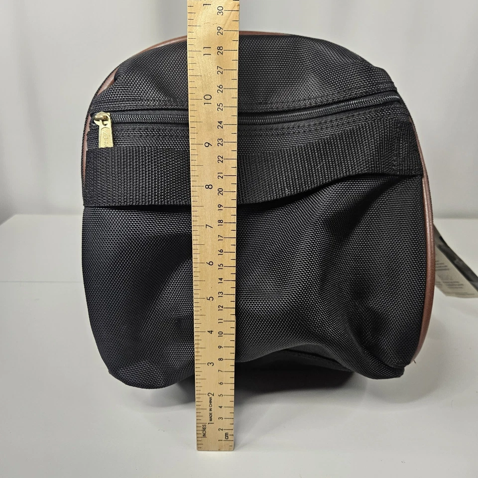 NUEVO CON ETIQUETAS De Colección LARK Bolsa de Viaje Maleta de Mano Equipaje Suave Negro 20” Lock&K Foto 4 de 4