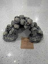 Aquarium Skull Cave FishTank Ornament Decoration Artificial Resin Mountain Rock