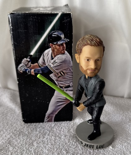Milwaukee Brewers Star Wars Night 2015 Kohls Bobble head Jedi Luc S5 - Foto 2 di 6