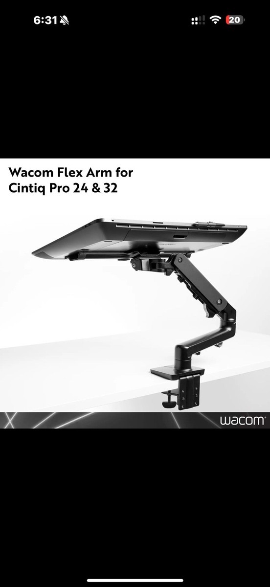 Wacom ACK62803K Flex Arm Desk Mount for sale online | eBay Wacom ACK62803K Flex Arm Desk Mount for sale online | eBay