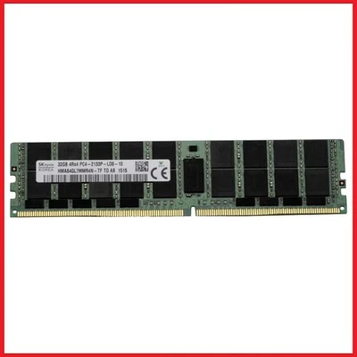 SK Hynix 32GB DDR4 Server RAM PC4-2133P ECC Memory 1x32GB Module HMA84GL7MMR4N - Image 1 of 4