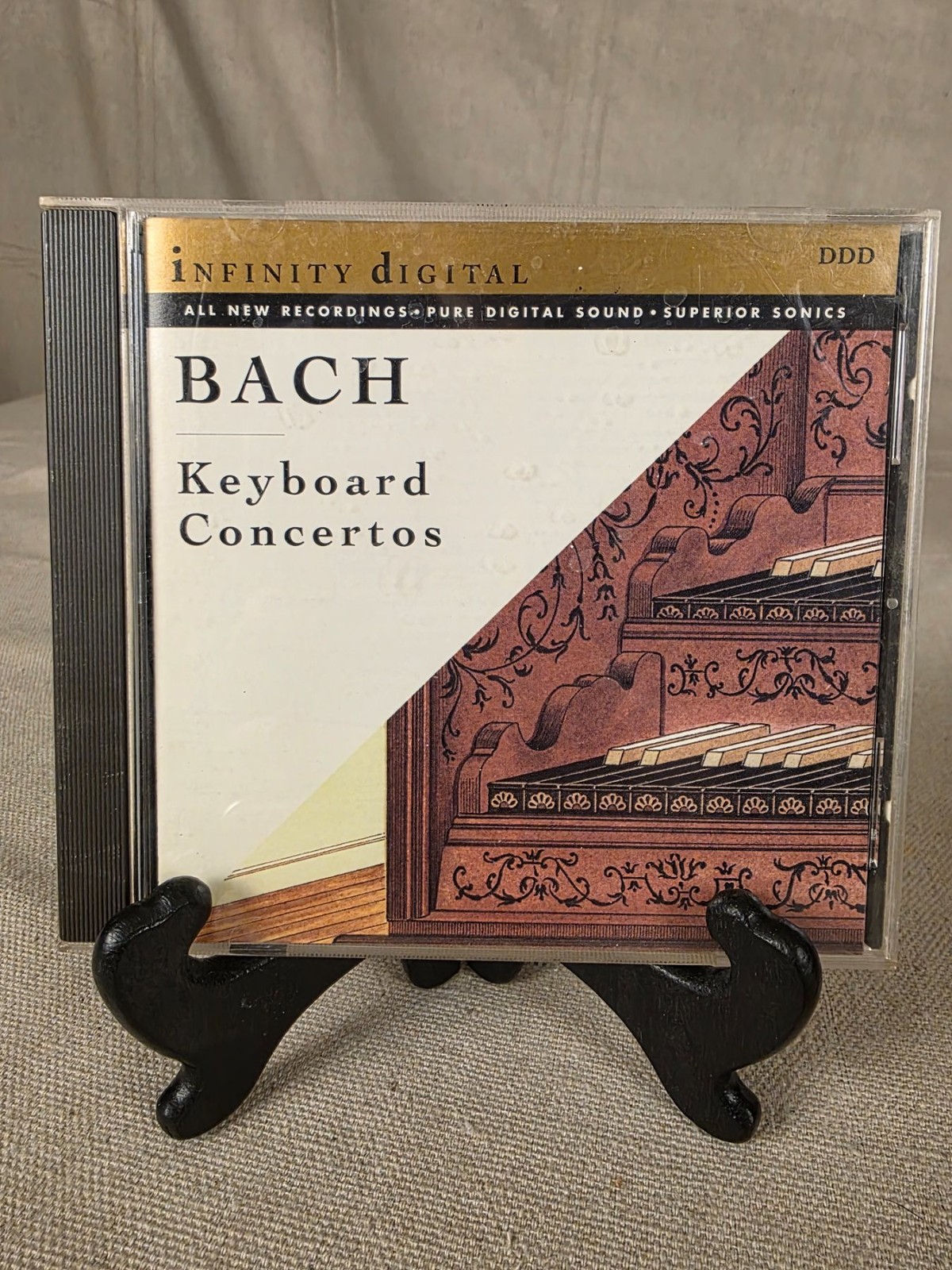 BACH Keyboard Concertos CD Infinity Digital 1993 Classical