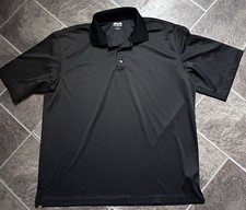 Kirkland Signature Men  s Size LG Black Polo Shirt Side Seam 17  New W/O Tags