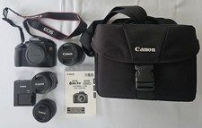 Canon EOS Rebel T6 18.0 MP DSLR Camera DS126621 w/Lenses,  Accessories NEW