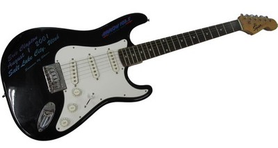 Eric Clapton August 1, 2001 SLC Utah Summer of Shows Squire Fender Bullet Guitar