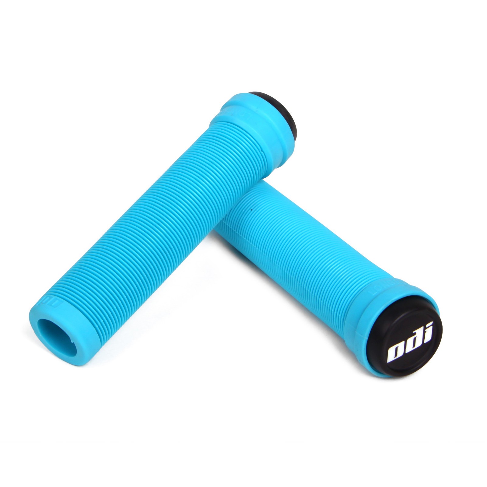 ODI Longneck Pro Soft BMX / Scooter Handlebar Grips 135mm Aqua