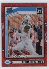 2024 Donruss Rated Rookie Optic Preview Red Wave Prizm Tejhaun Palmer #384 1g6n