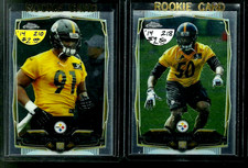 Pittsburgh Steelers 2014 NFL Topps Chrome Stephon Tuitt RC plus Ryan Shazier RC