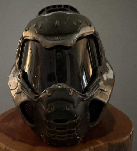 Custom made doomsayer helmet rated for airsoft