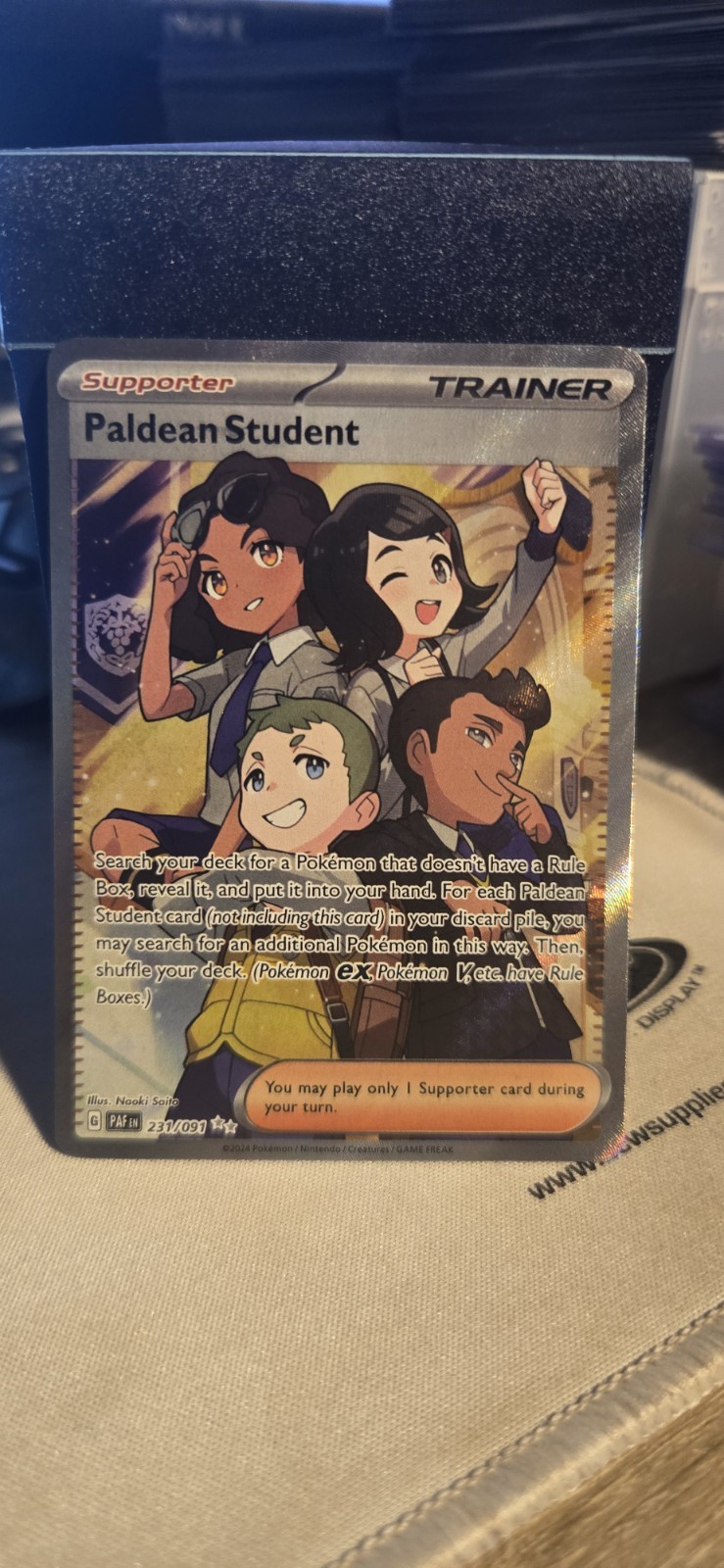 Paldean Student 231/091 Sv: Paldean Fates Holo