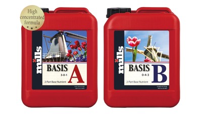Mills Basis A+B 2x 5 Liter High Concentrated - Pflanzendünger Grow Hydroponik