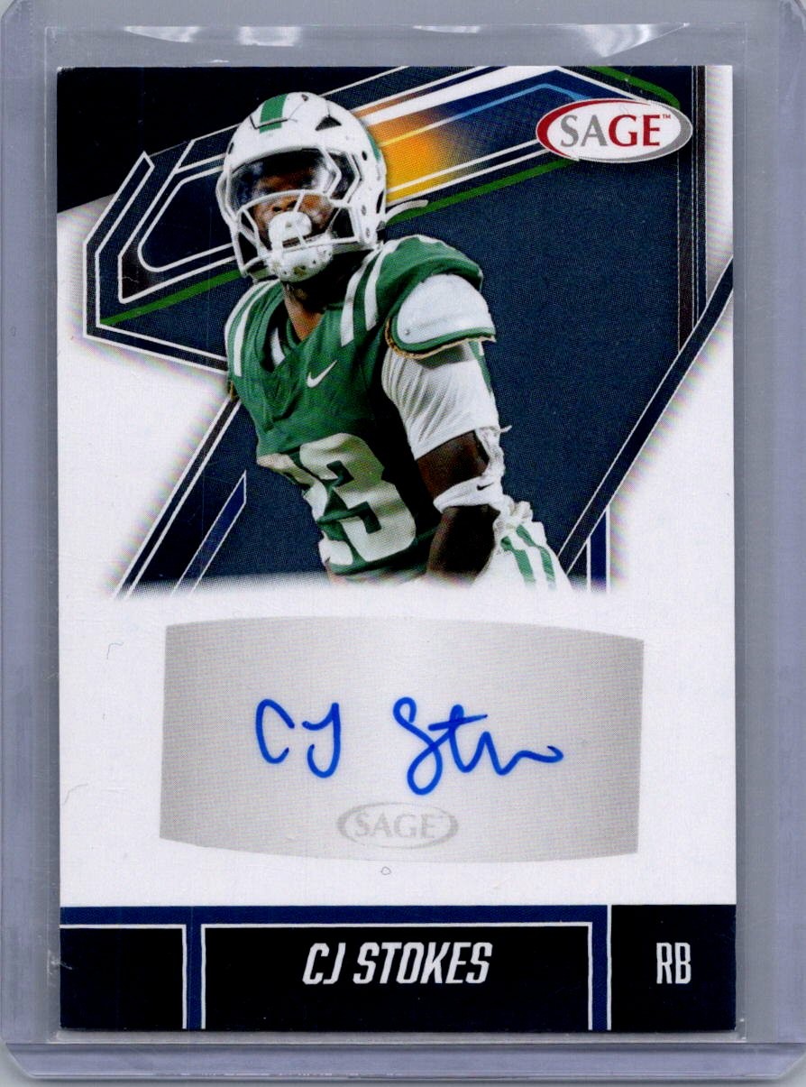 2026 SAGE #A-CJS CJ Stokes Autographs Blue