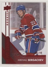 2016-17 Upper Deck Overtime Rookies Red Foil /99 Mikhail Sergachev #176 7b5