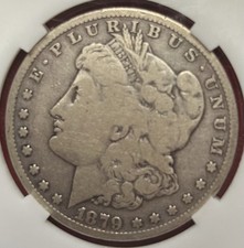 1879 Morgan Silver Dollar. Free Shipping