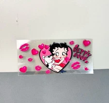 Betty Boop UV DTF (Direct to Film) Transfer Wraps 5 Sheets NEW