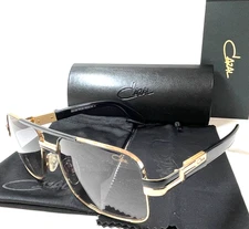 CAZAL LEGEND MOD.988 COL.001 BLACK GOLD WITH GREY GRADIENT LENS EYEGLASSES 57-16