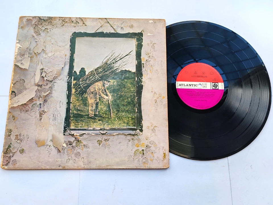 Led Zeppelin - Untitled 1971 UK Version 5 ? Pecko duck  Porky Misty Mountain Top - Image 2 of 4