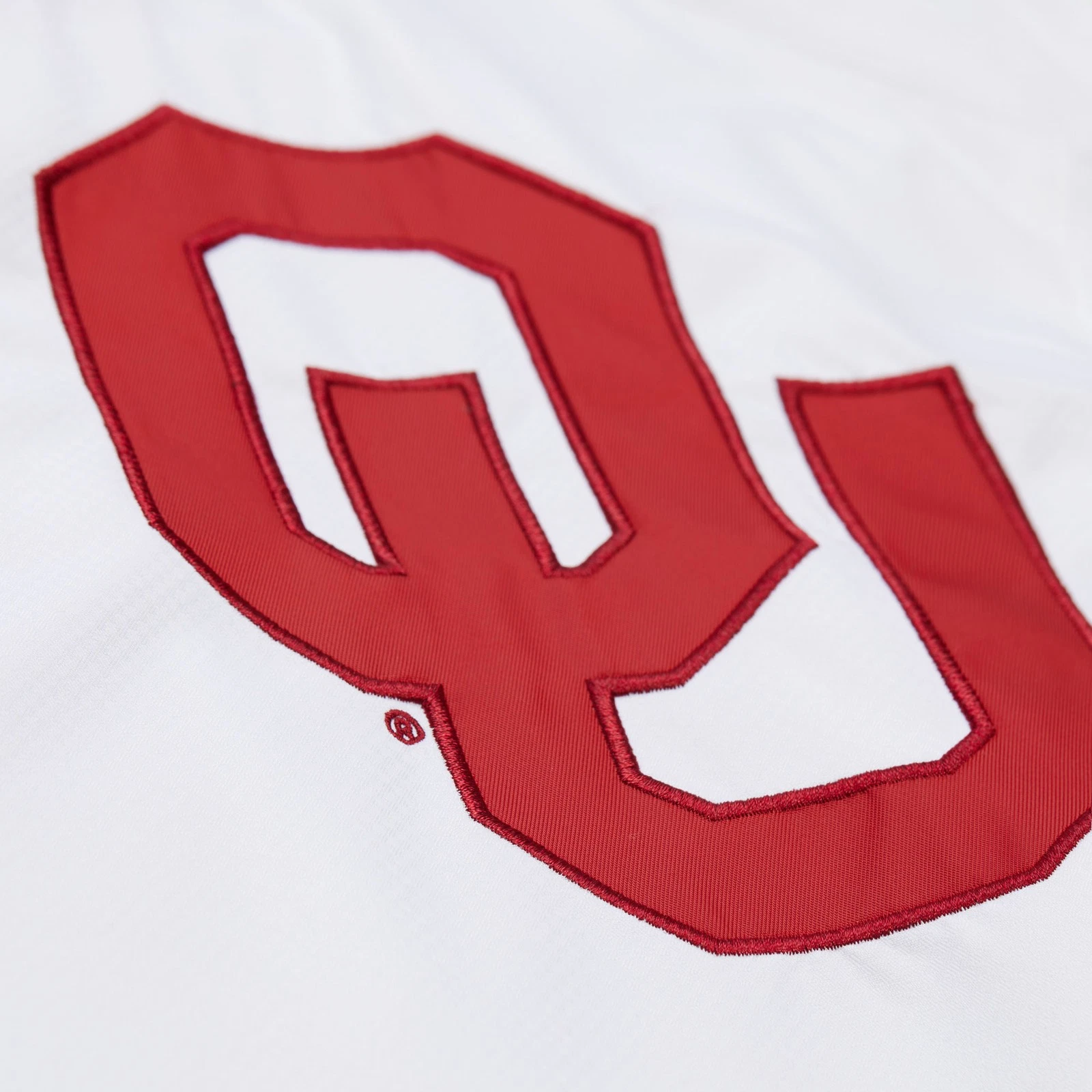 Giacca con cappuccio uomo Mitchell & Ness bianca Oklahoma Sooners Coaches full snap