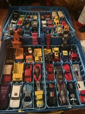 Lot Of 51 Vintage Matchbox And Hot wheels Cars With Case