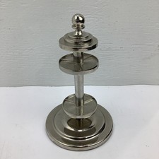 RARE Vintage 7 Gypsies ATC Rotary Holder Storage, Silver Large 10x6.5