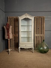 Vintage French Display Cabinet / Louis XV style Display Cabinet / French Vitrine