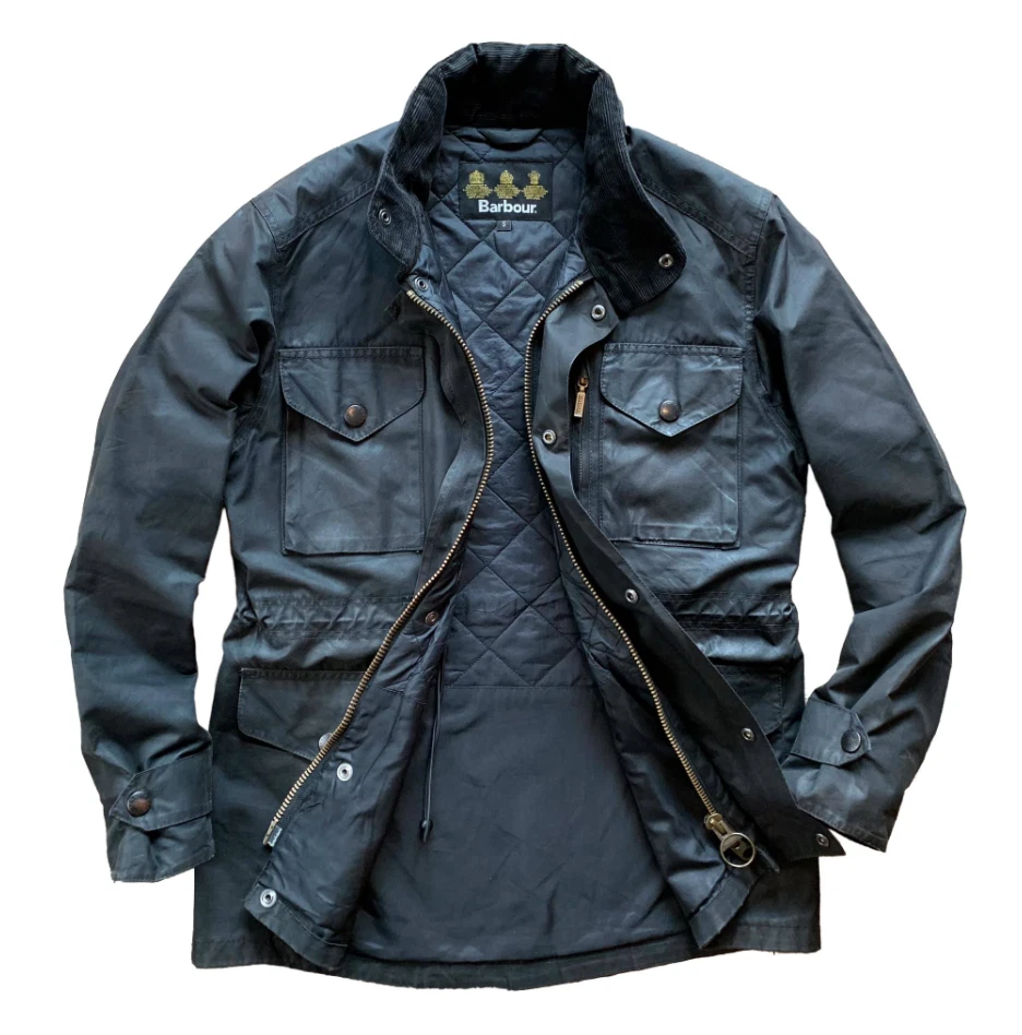 Black ~ BARBOUR SAPPER Men's WAX Jacket MSRP $485 British Heritage image 22