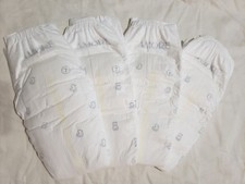  4 Samples of NEW Pampers AMORE Most Absorbent Diapers Size 7 for 26-50 LBS
