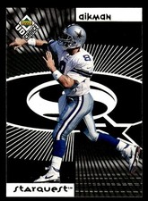 Troy Aikman Shaun Williams 1998 UD Choice StarQuest RookQuest Green #SR11 ESE