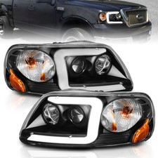 Anzo 111503 Projector Headlights With Light Bar For 1997-2003 Ford F-150 Anzo 111503 Projector Headlights With Light Bar For 1997-2003 Ford F-150