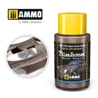 Ammo MIG 0356 - Cobra Motor Copper Brown Metallic 30ml - Neu