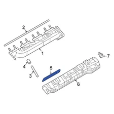 For Nissan Titan XD 2016-2019 Nissan 14029EZ40A Exhaust Stud Spacing Sleeve