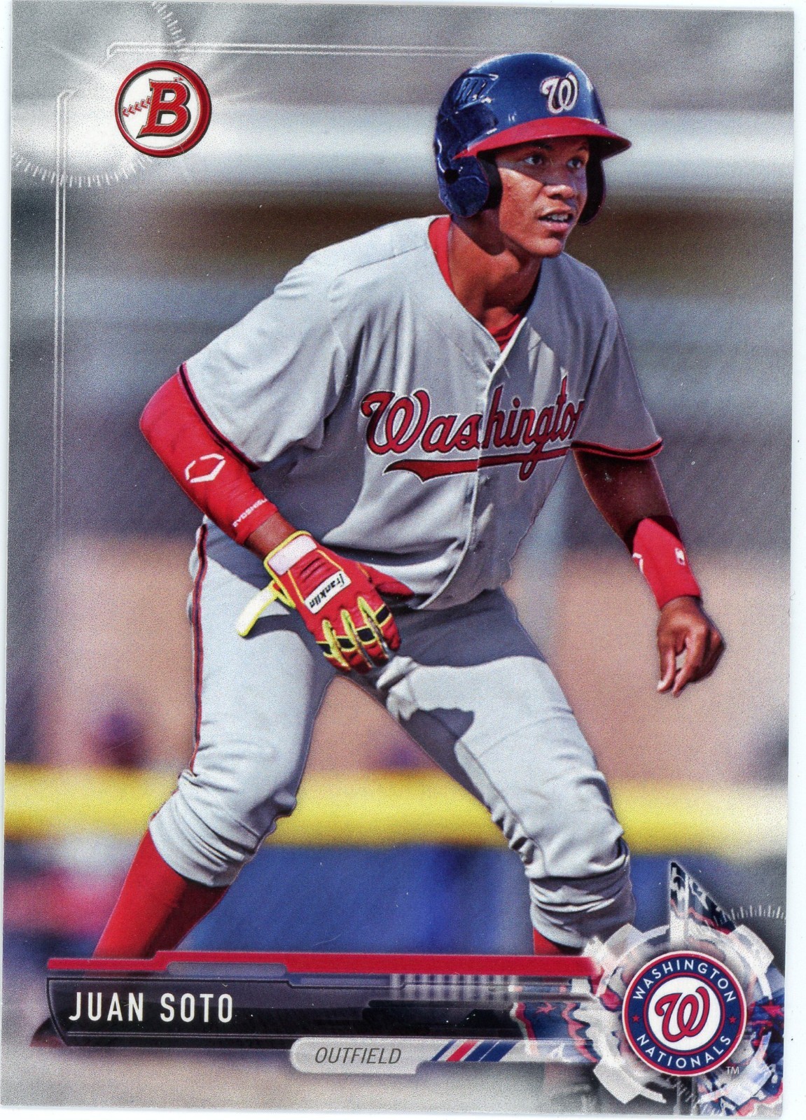 2017 Bowman Draft Prospect Rookie Juan Soto #162 Mets