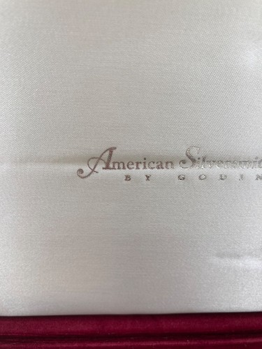 Godinger American Silversmiths Collection Berry Serving Spoons In Velvet Box - Picture 2 of 13