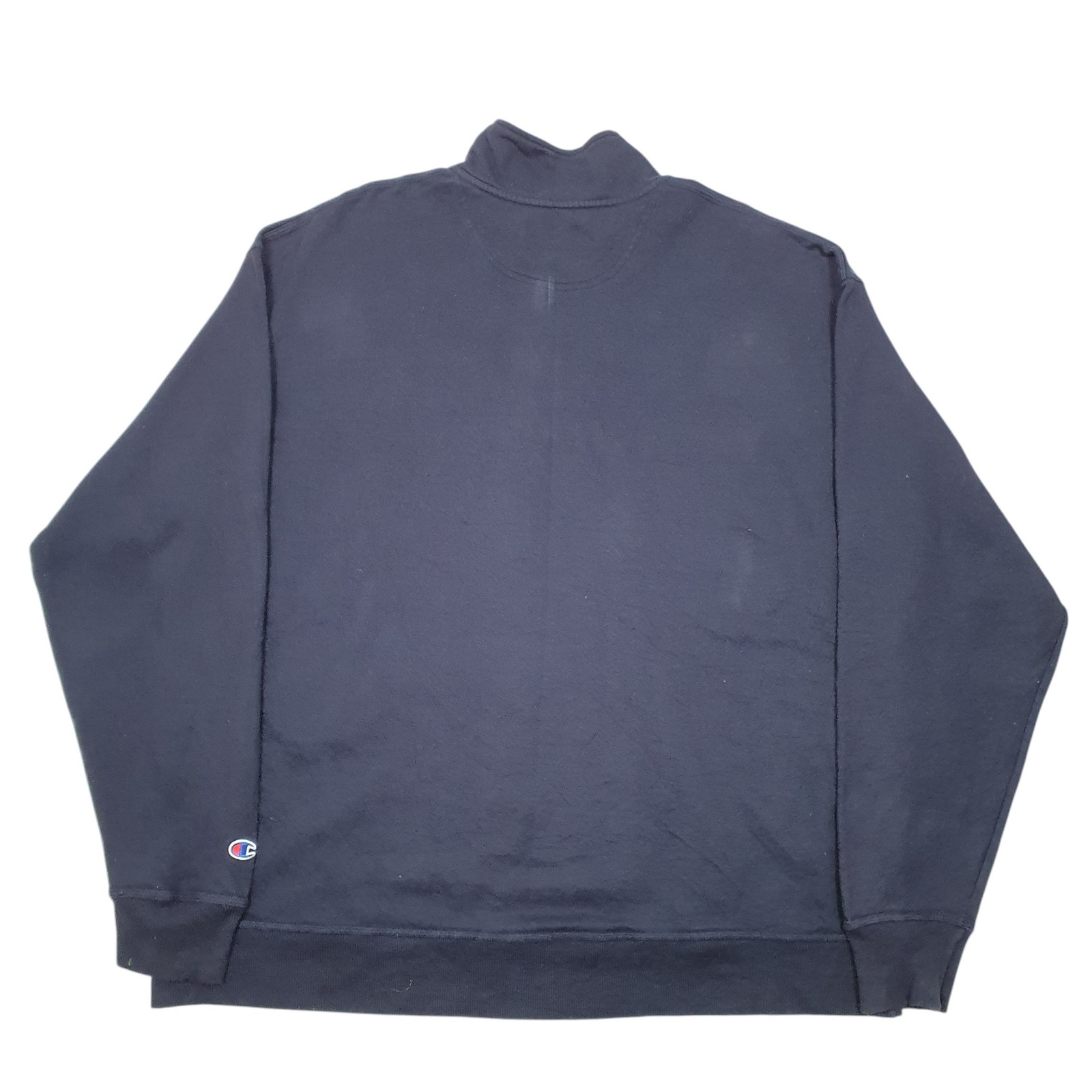 CHAMPION 1/4 Quarter Zip Cotton Blend Jumper Sweatshirt Mens XXL image 3