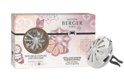 MAISON BERGER AUTO DIFFUSOR + NACHFÜLLUNG PETILLANCE EXQUISE