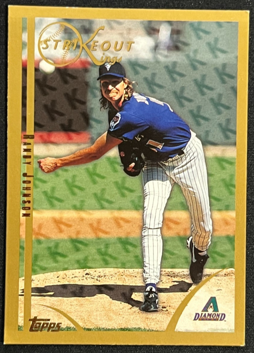 1999 Topps Strikeout Kings Randy Johnson #448 Arizona Diamondbacks