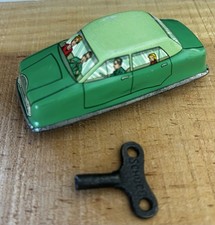 Vintage 1950 s Tin Litho Wind Up Car Works