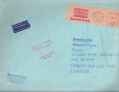 Dynamit Nobel 1970's Complete 11-Count Company Advertising Dealer Packet
