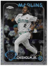 Jazz Chisholm Jr. - 2024 Topps Chrome - Logofractor - #70 - Marlins