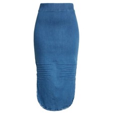 New FRANK  EILEEN Unforgettable Denim Skirt In blue Medium Denim Wash size 4