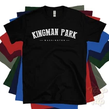 KINGMAN PARK WASHINGTON T-SHIRT USA retro varsity style gift