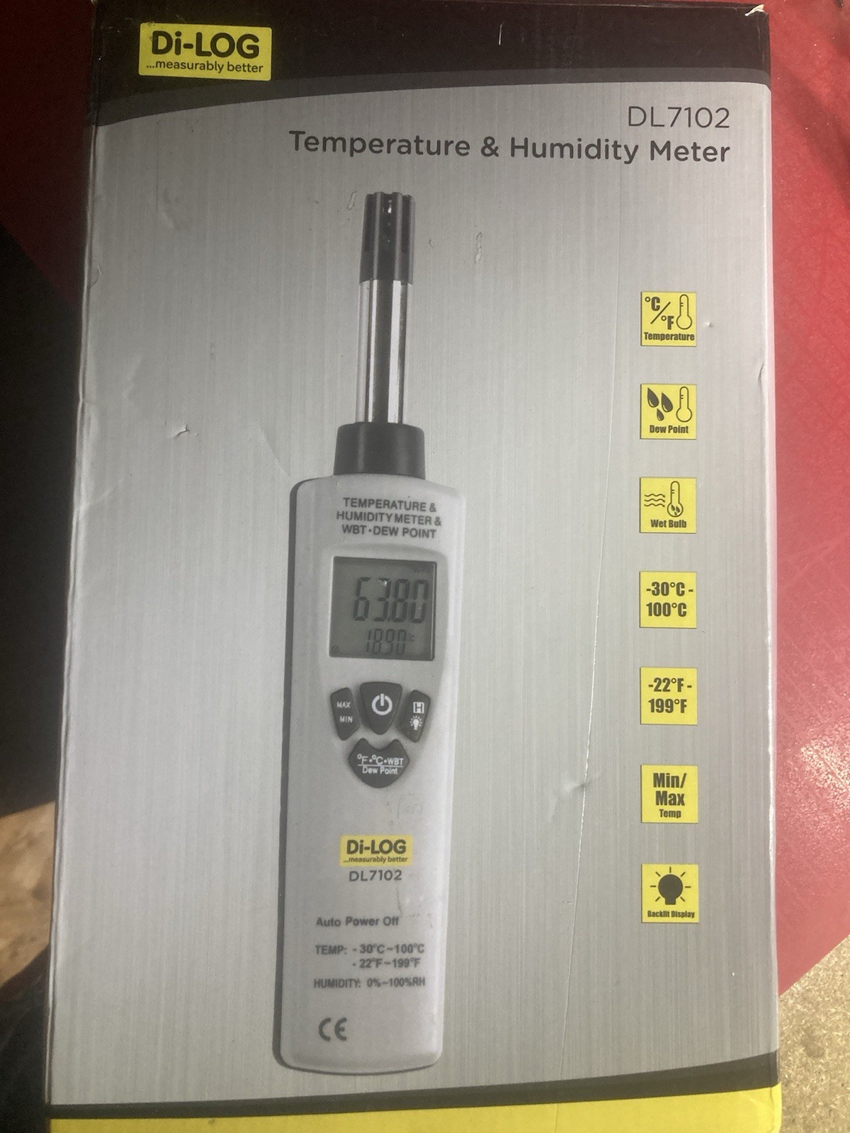 Di-LOG DL7102 Humidity & Temperature Meter